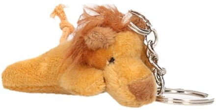 Pluche Leeuw knuffel sleutelhanger 6 cm