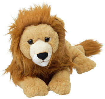 Pluche Leeuwen knuffel dier - liggend - 48 cm