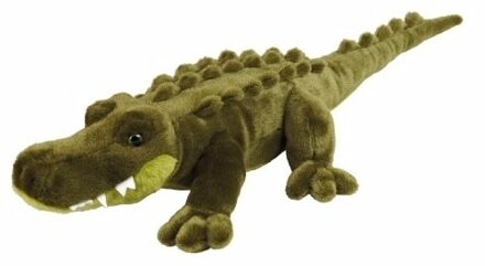 Pluche liggende alligator knuffeldier 60 cm