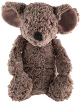 pluche muis 25cm polyester bruin