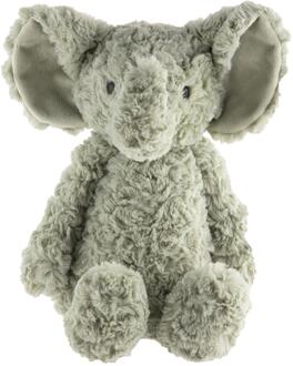 pluche olifant 25cm grijs