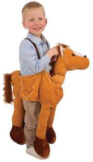 Pluche paarden kostuum voor kids One size