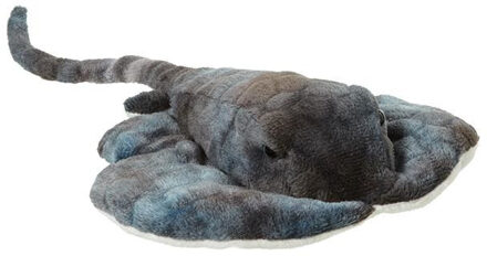 Pluche pijlstaart rog knuffel van 30 cm - Knuffel zeedieren Grijs