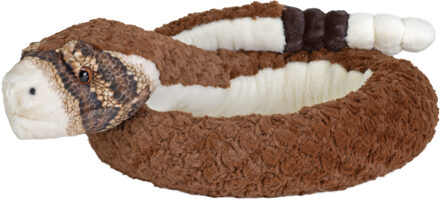 Pluche ratelslang knuffel - 137 cm - reptielen
