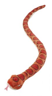 Pluche Regenboogboa slangen knuffels 152 cm