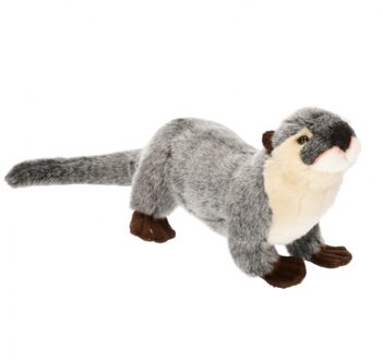 Pluche Rivier otter knuffel dier 28 cm - Knuffel zeedieren Multikleur