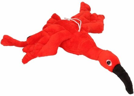 Pluche rode Ibis vogel knuffel 34 cm