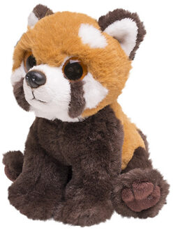 Pluche rode panda - knuffeldier - 13 cm - knuffel rode panda