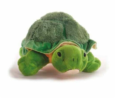 pluche schildpad knuffeldier - groen - staand - 27 cm