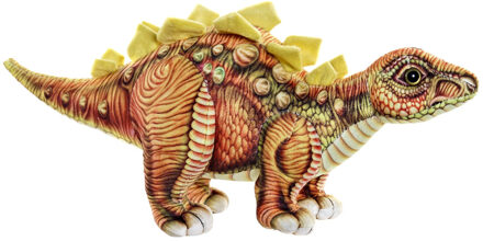 Pluche speelgoed knuffel dinosaurus Stegosaurus 38 cm - Knuffeldier Multikleur