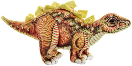 Pluche speelgoed knuffel dinosaurus Stegosaurus 38 cm Multi