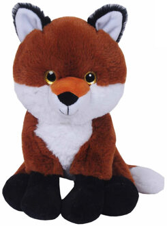 Pluche speelgoed knuffeldier bruine Vos van 23 cm