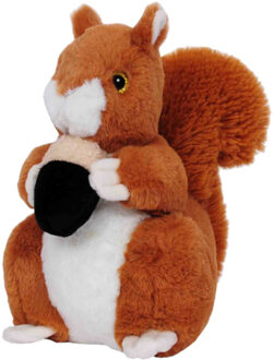 Pluche speelgoed knuffeldier Eekhoorn van 23 cm - Knuffeldier Multikleur