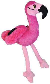 Pluche speelgoed knuffeldier Flamingo van 20 cm - Knuffeldier Multikleur