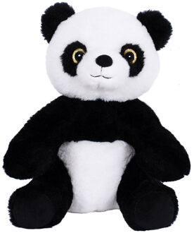 Pluche speelgoed knuffeldier Panda beer van 25 cm - Knuffeldier Multikleur