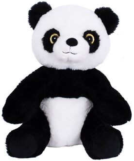 Pluche speelgoed knuffeldier Panda beer van 25 cm Multi