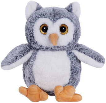 Pluche speelgoed knuffeldier Uil van 24 cm - Vogel knuffels Multikleur