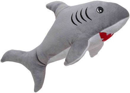 Pluche speelgoed knuffeldier Witte Haai van 52 cm
