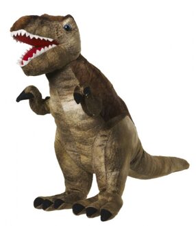 pluche T-Rex dinosaurus knuffel - 48 cm - Dieren knuffels Multi