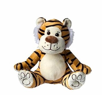 Pluche tijger knuffel 21 cm