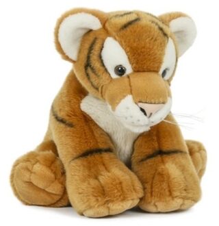 Pluche tijger knuffel 30 cm speelgoed Bruin
