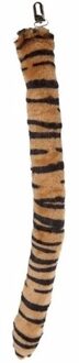 Pluche tijger staart - 50 cm - verkleden - katachtige - voor kinderen - dierenstaart - speelgoed