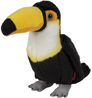 Pluche Toekan - Tropische vogel - Toekan knuffel - 18 cm Multi