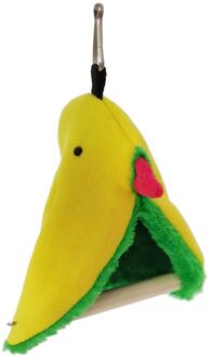 Pluche Vierkante Vogel Papegaai Nest Winter Warm Huisdier Bed Hut Tent Klein Dier Speelgoed Huis Vogel Papegaai Hangmat Opknoping Cave dierbenodigdheden