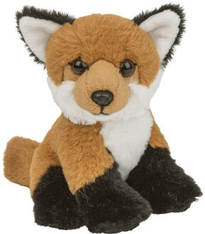 Pluche Vos puppy knuffel van 12 cm Multi