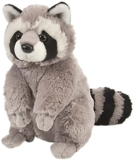 pluche wasbeer - 30 cm Grijs