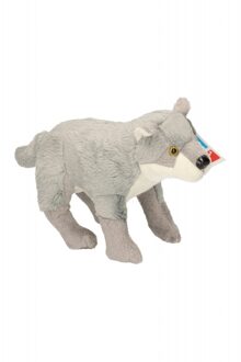 pluche Wolf knuffel - 25 cm - bosdieren - Wolven