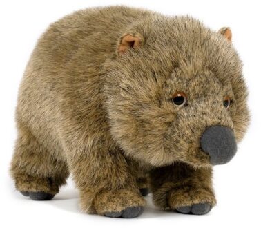 Pluche wombat/buideldier knuffel 25 cm speelgoed Bruin