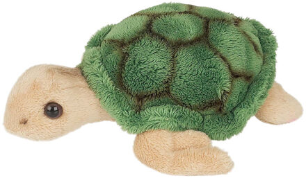 Pluche Zeeschildpad knuffel - 15 cm - zeedieren - knuffeldier - speelgoed - voor kinderen Multi