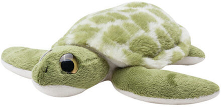 Pluche Zeeschildpad knuffeldier van 20 cm - Knuffeldier Multikleur