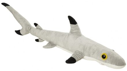 Pluche Zwartpunt rifhaaien knuffel 110 cm - Knuffel zeedieren Multikleur