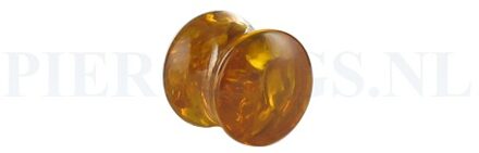 Plug acryl barnsteen 12 mm 12 mm