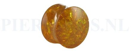 Plug acryl barnsteen 16 mm 16 mm