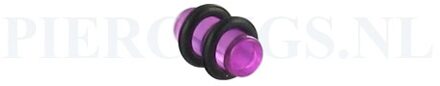 Plug acryl violet 5 mm 5 mm