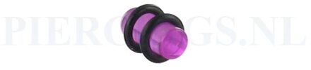 Plug acryl violet 6 mm 6 mm