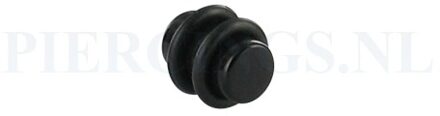 Plug acryl zwart 8 mm 8 mm