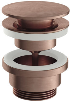 Plug Archie Altijd Open Schroef Rond Geborsteld Koper PVD