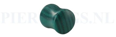 Plug groen agaat 10 mm 10 mm