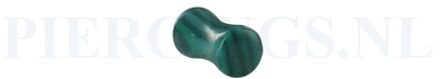 Plug groen agaat 5 mm 5 mm