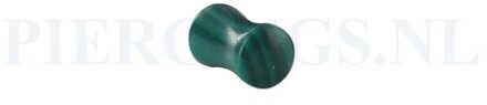 Plug groen agaat 6 mm 6 mm
