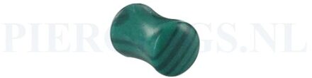 Plug groen agaat 8 mm 8 mm