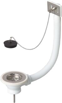 Plug Spoelbak Ø60mm + Overloop