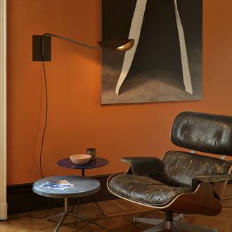 Plume wandlamp - 80 cm projectie bronz