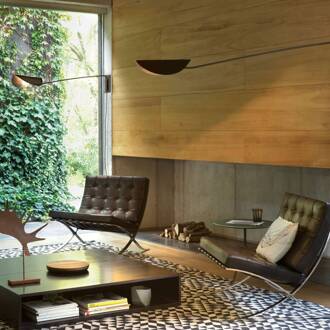 Plume wandlamp - projectie 160 cm bronz