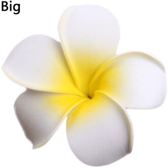 Plumeria Bloem Haarspeld Bohemian Frangipani Haar Clip Bridal Haarspelden Bohemen Zee Strand Accessoires Cadeau Voor Meisje Seaside groot