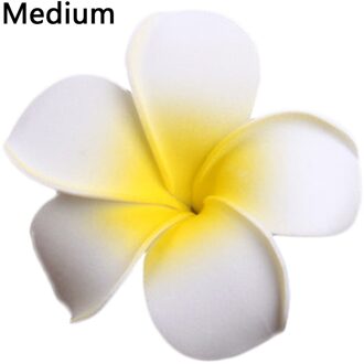 Plumeria Bloem Haarspeld Bohemian Frangipani Haar Clip Bridal Haarspelden Bohemen Zee Strand Accessoires Cadeau Voor Meisje Seaside midden
